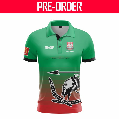Capalaba Warriors DRLFC - 40 Yeah Anniversary - Club Polo - Green