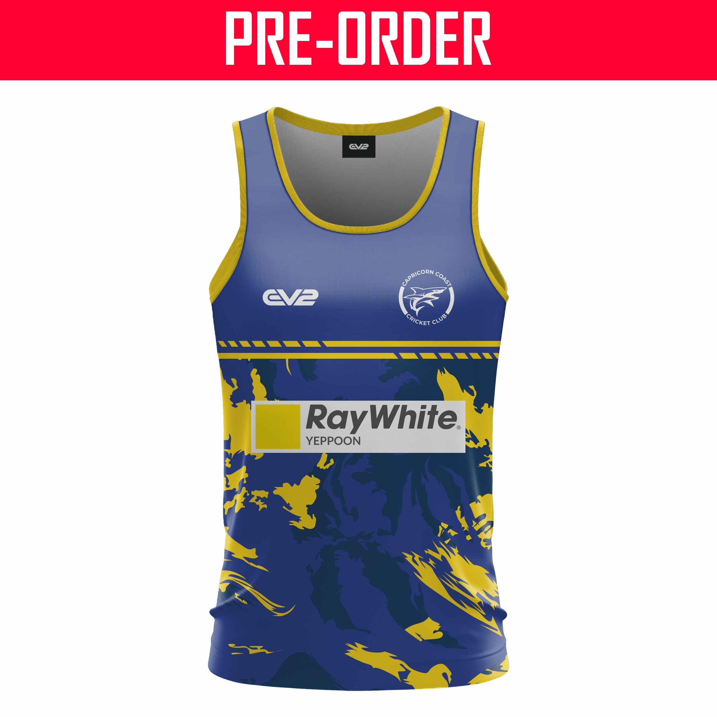 Capricorn Coast Parkana Cricket Club - Training Singlet