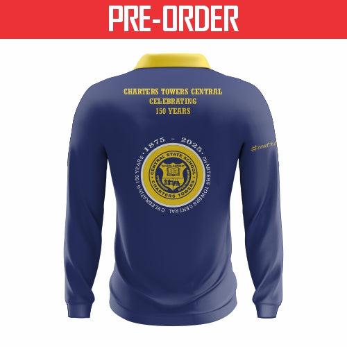 Charters Towers Central State School - 150th Anniversary Polo - Long Sleeve