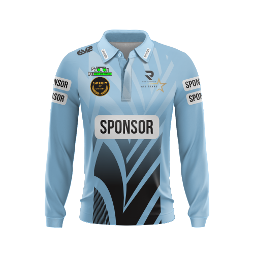 RJR All Stars - Pro Cricket Shirt - Long Sleeve