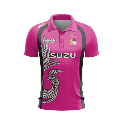 Cricket PNG - Isuzu - Pink - On-Field Polo