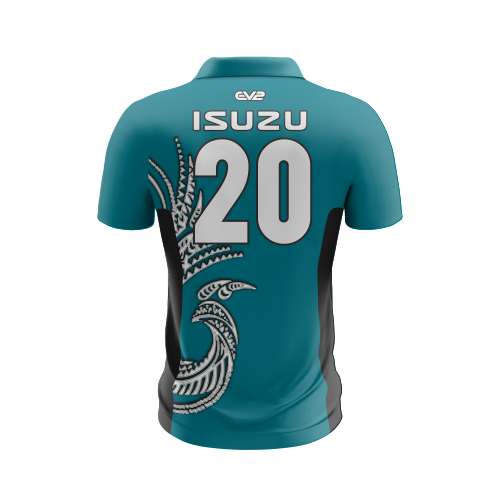 Cricket PNG - Isuzu - Teal - On-Field Polo