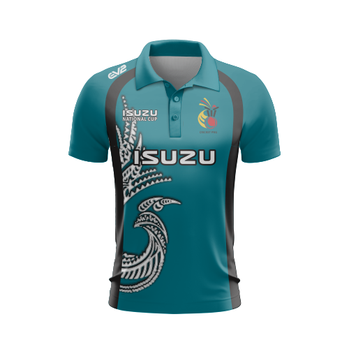 Cricket PNG - Isuzu - Teal - On-Field Polo