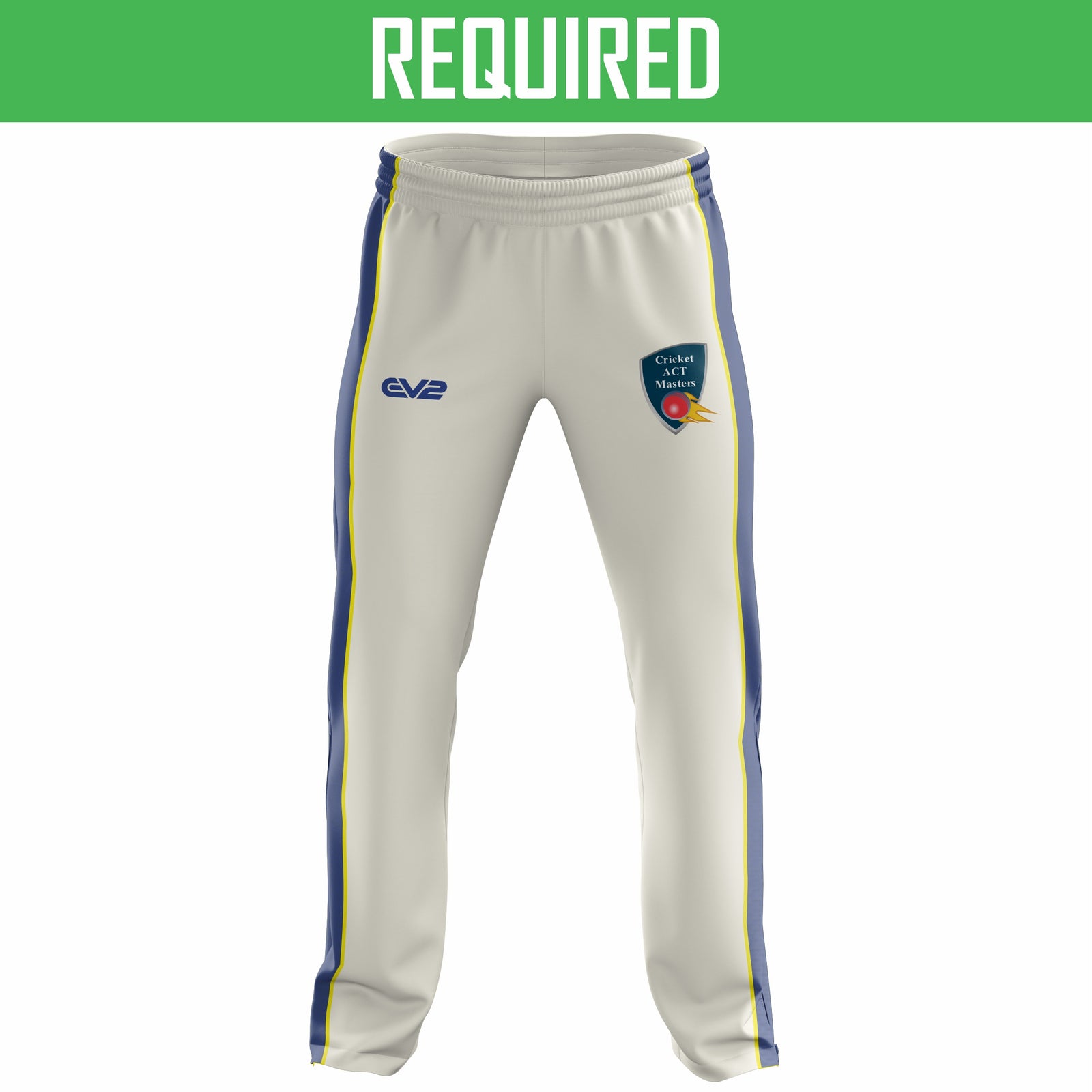 Cricket ACT Masters - Cricket Pant (60’s, 65’s, 70’s)