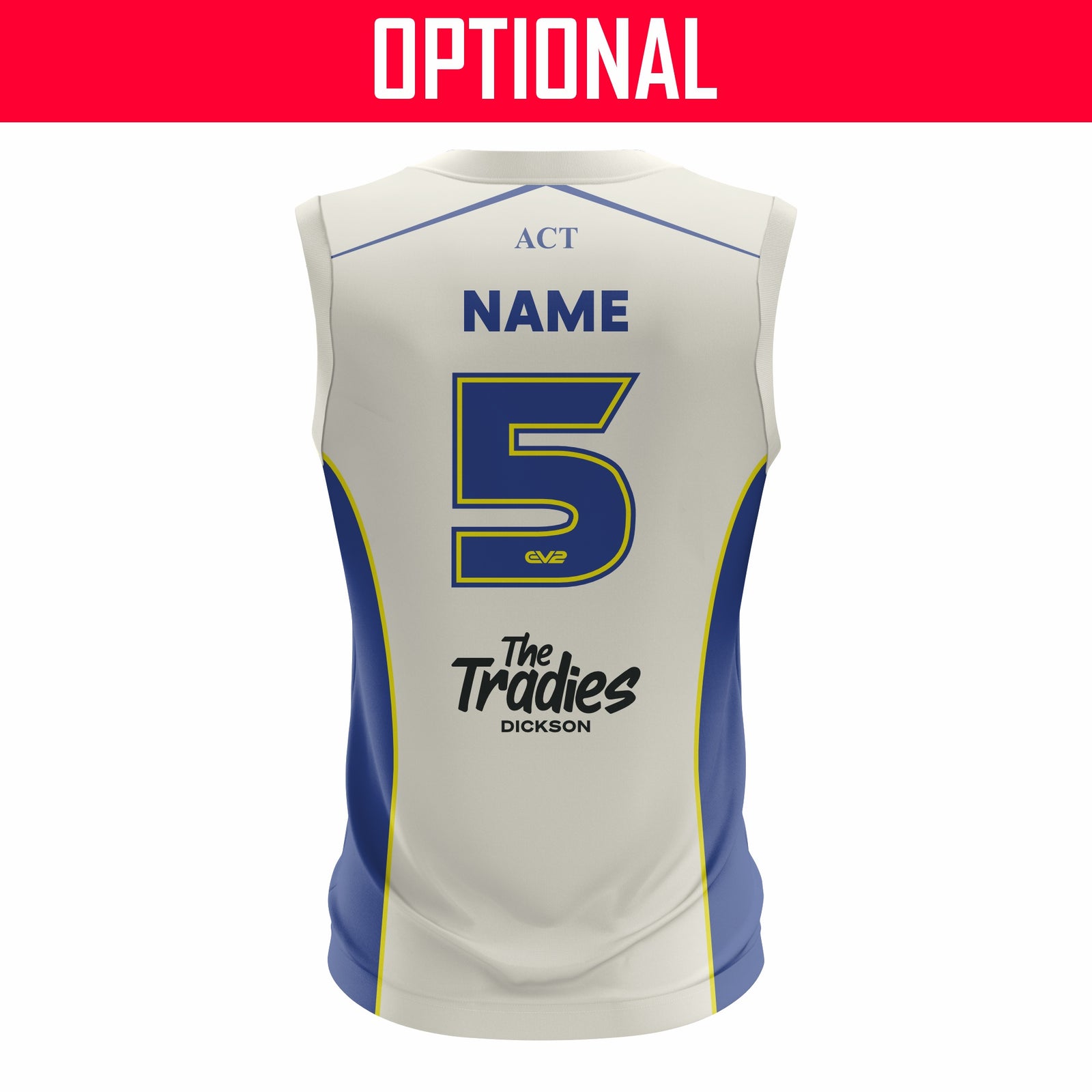 Cricket ACT Masters - Cricket Vest (60’s, 65’s, 70’s)