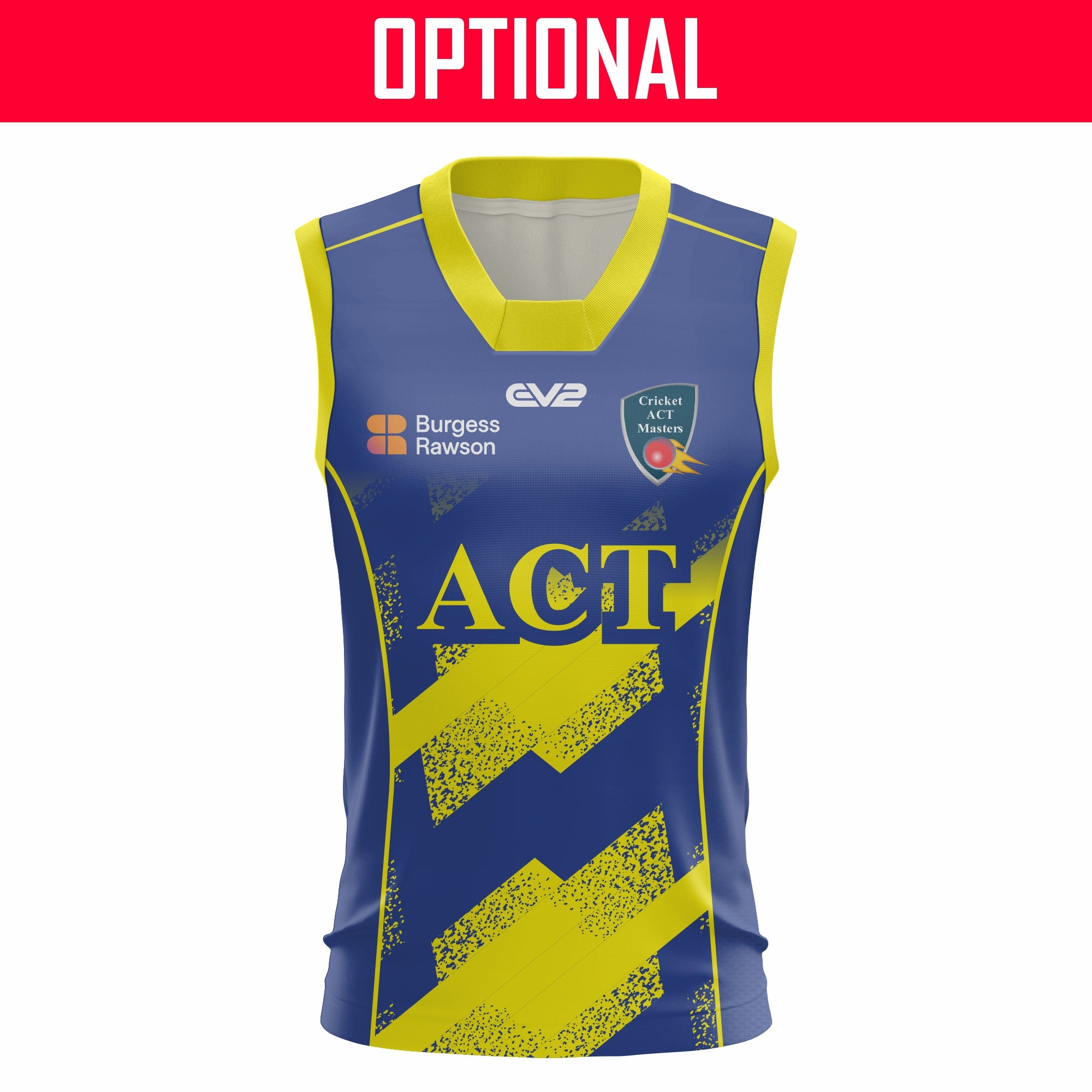 Cricket ACT Masters - Cricket Vest (40’s, 50’s, 55’s)
