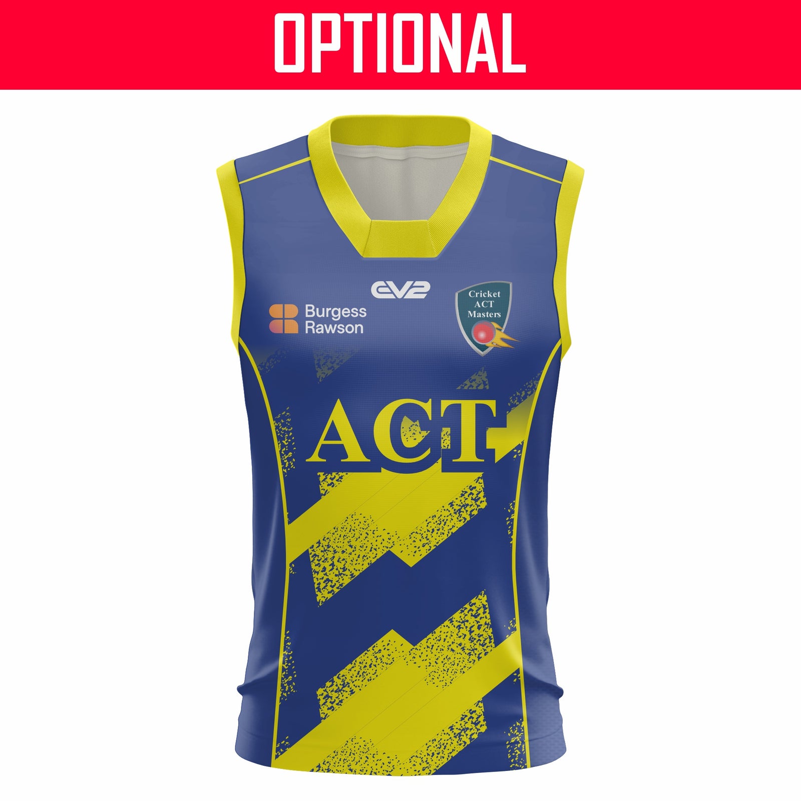 Cricket ACT Masters - Cricket Vest (40’s, 50’s, 55’s)