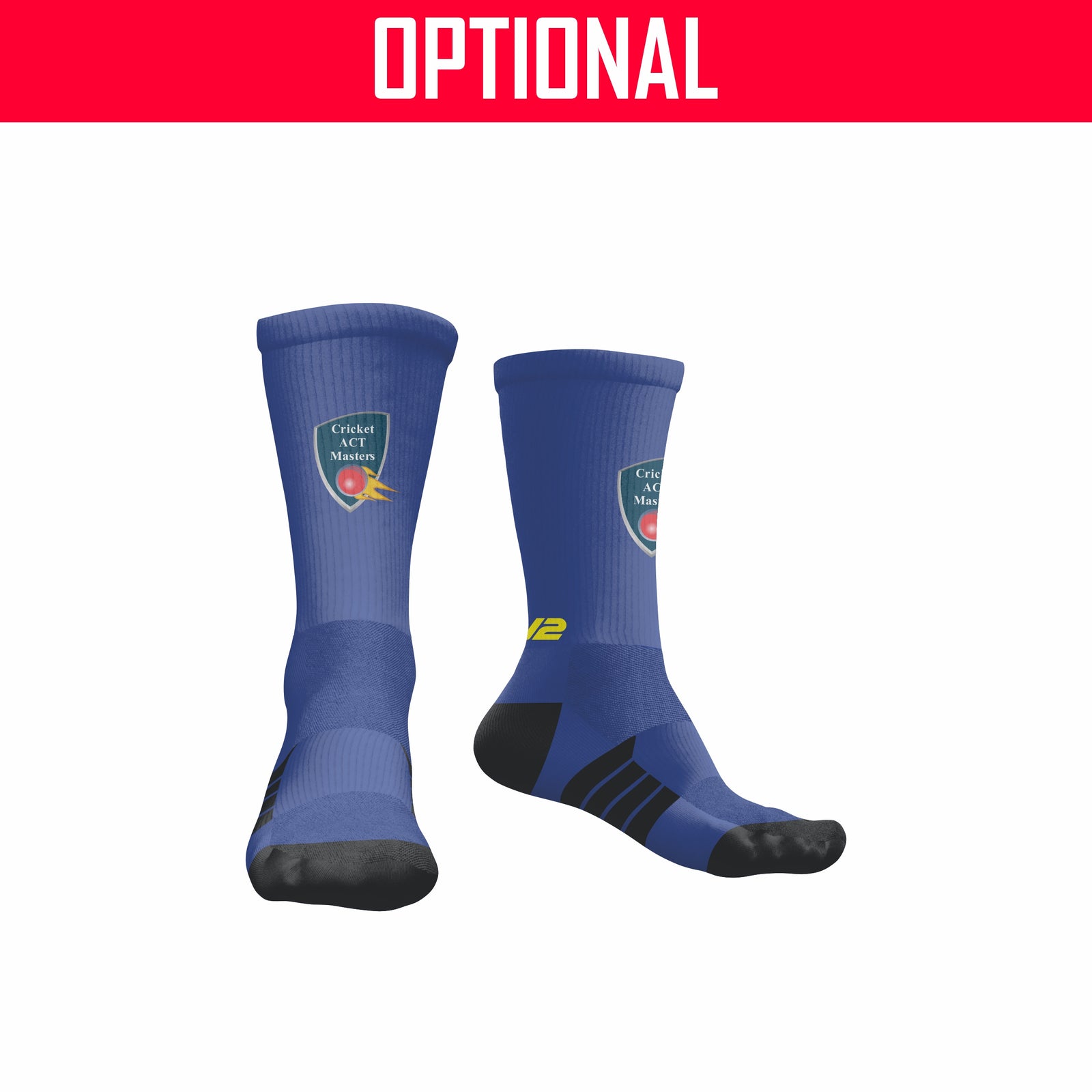 Cricket ACT Masters - Pro Crew Sock (40’s, 50’s, 55’s)