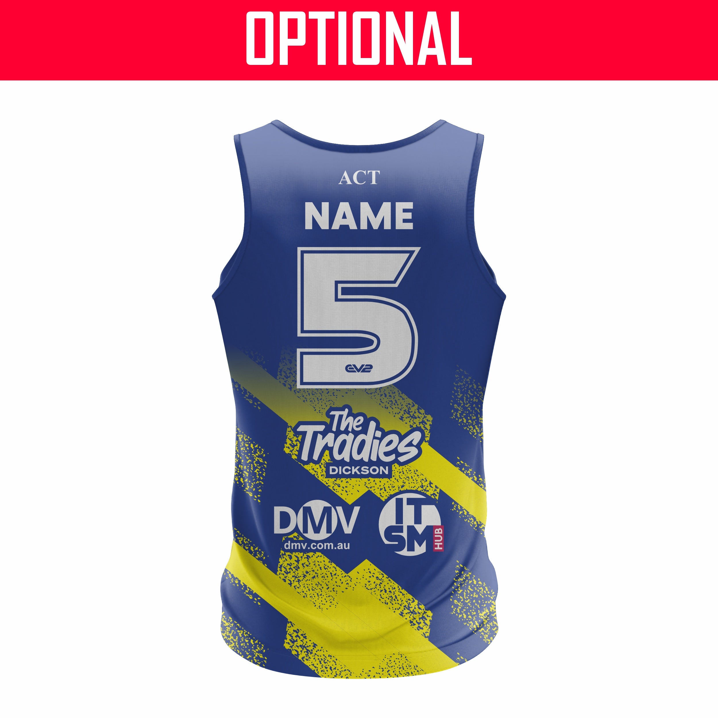Cricket ACT Masters - Training Singlet