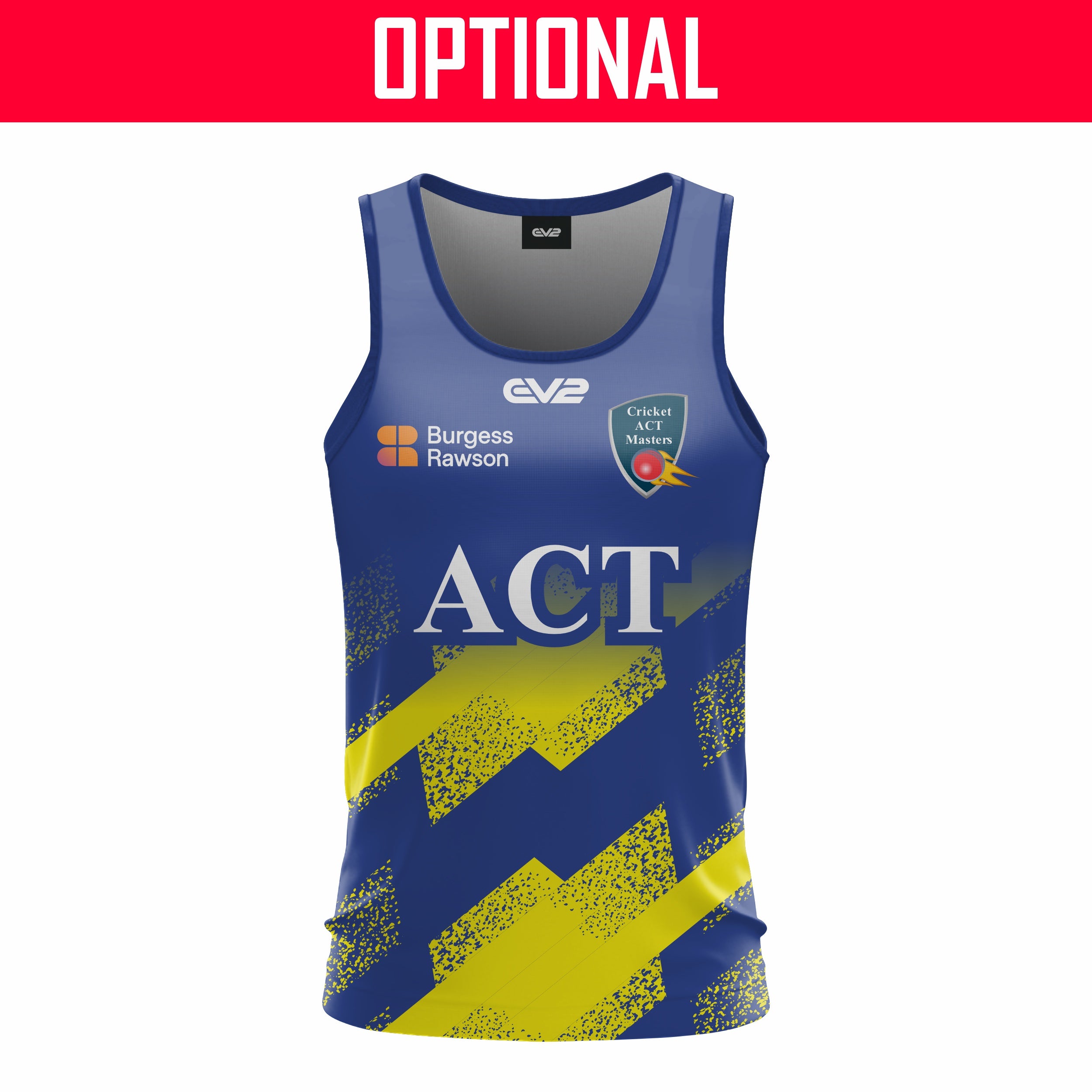 Cricket ACT Masters - Training Singlet