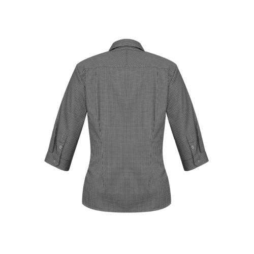 MACKAY 4WD CENTRE-S716LT ELLISON BUSINESS SHIRT BLACK CHECK-LADIES