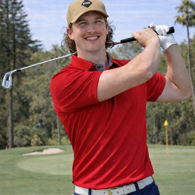 EV2 Sportswear Red Masters Plain golf polo lightweight sports polo teamwear Blue