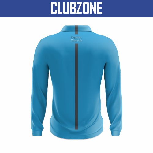 Explore Property - Long Sleeve Champion Polo Blue