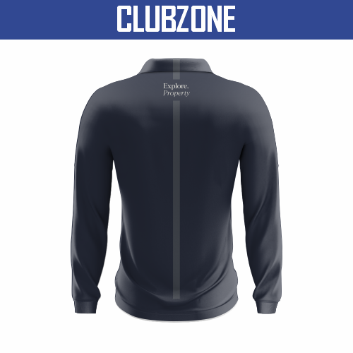 Explore Property - Long Sleeve Champion Polo Navy