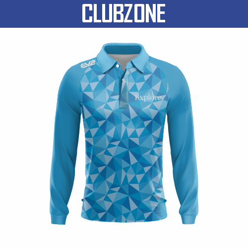 Explore Property - Long Sleeve Champion Fishing Polo