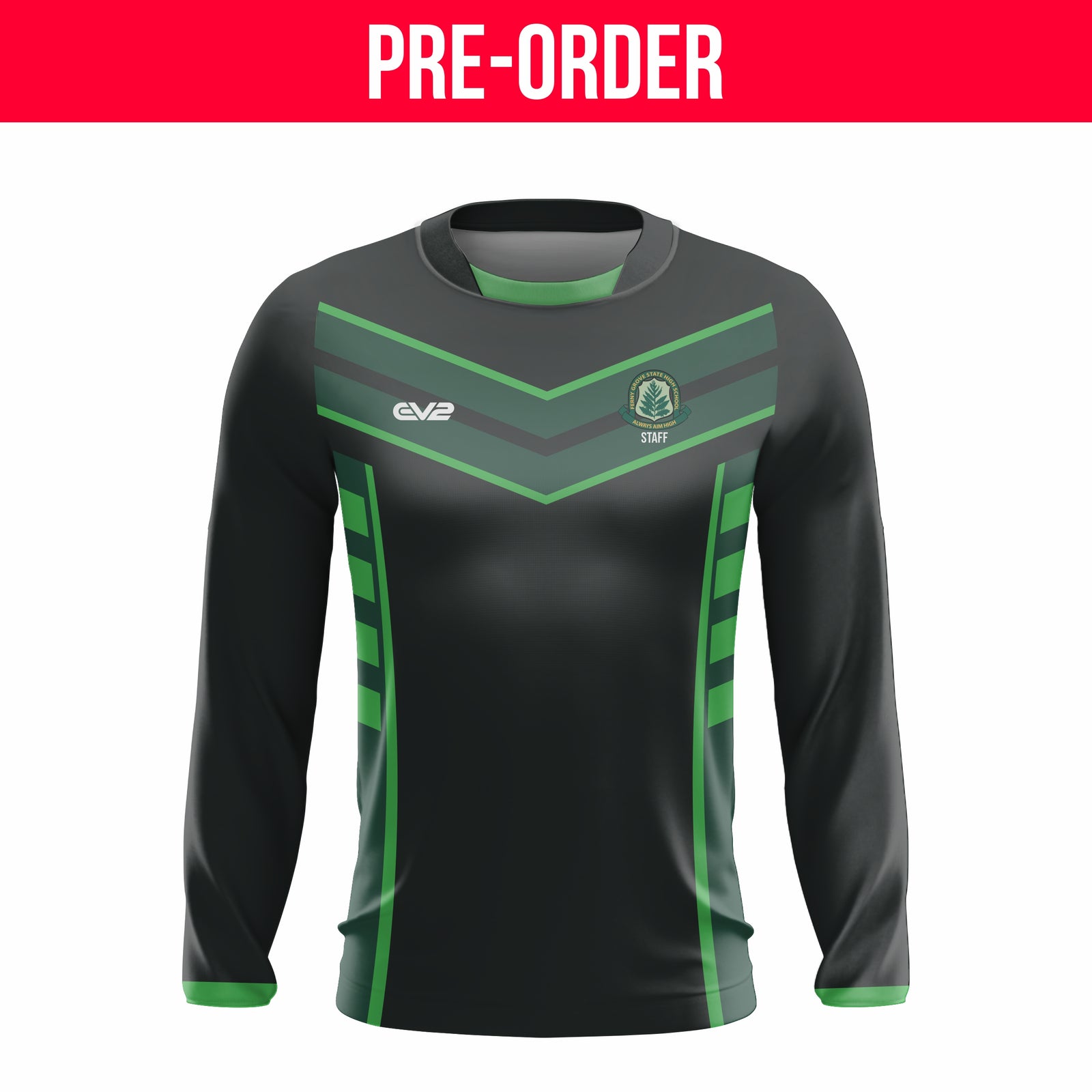 Ferny Grove State High School - Staff Training Shirt Long Sleeve