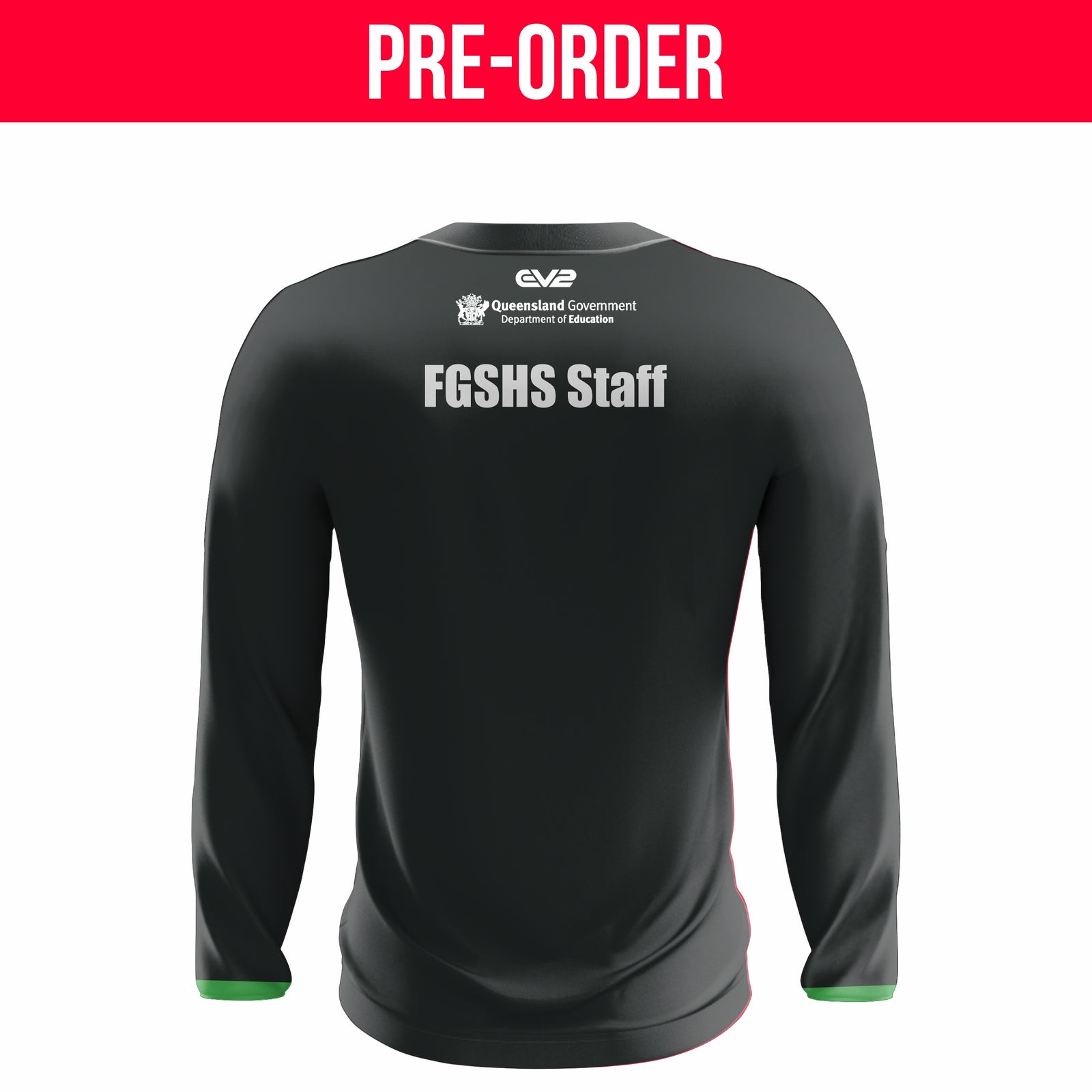 Ferny Grove State High School - Staff Training Shirt Long Sleeve