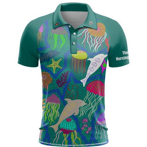 QED I See Differently Polo  - Club Polo - Forest Green