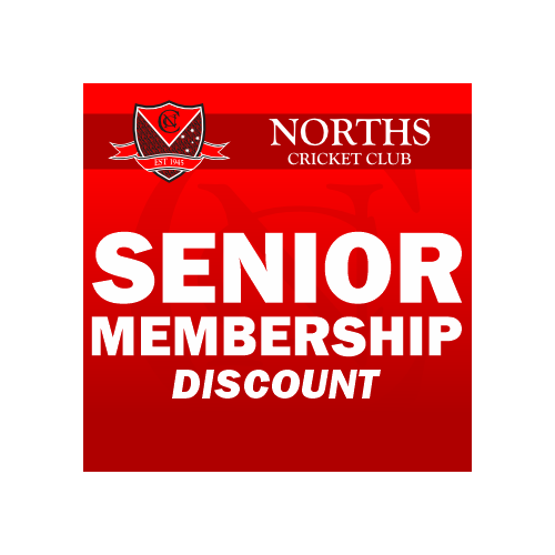 Norths Cricket (NCCSHOP) - SENIORS Membership - Discount