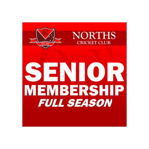 Norths Cricket (NCCSHOP) - SENIORS Membership -  HALF Season