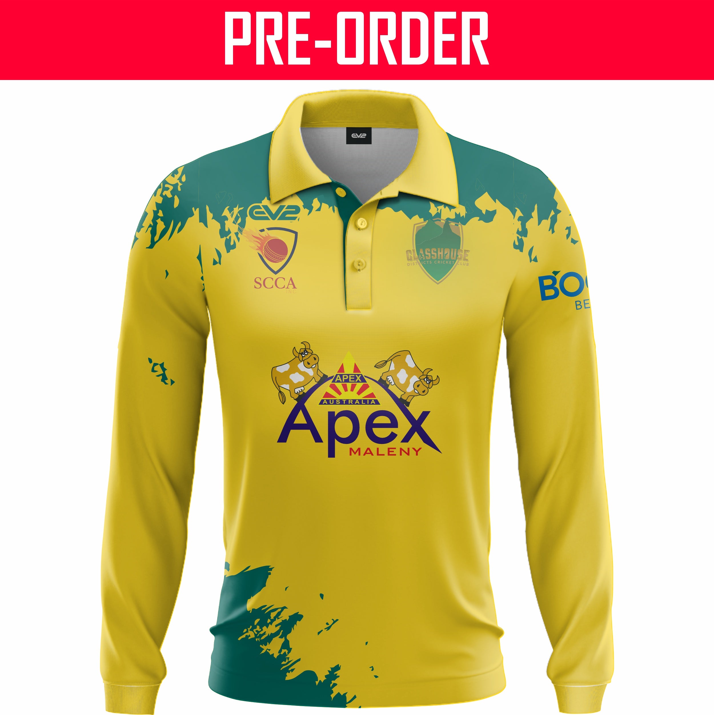 Glasshouse Districts Cricket Club - Club Cricket Shirt (MENS 1-DAY & T20)