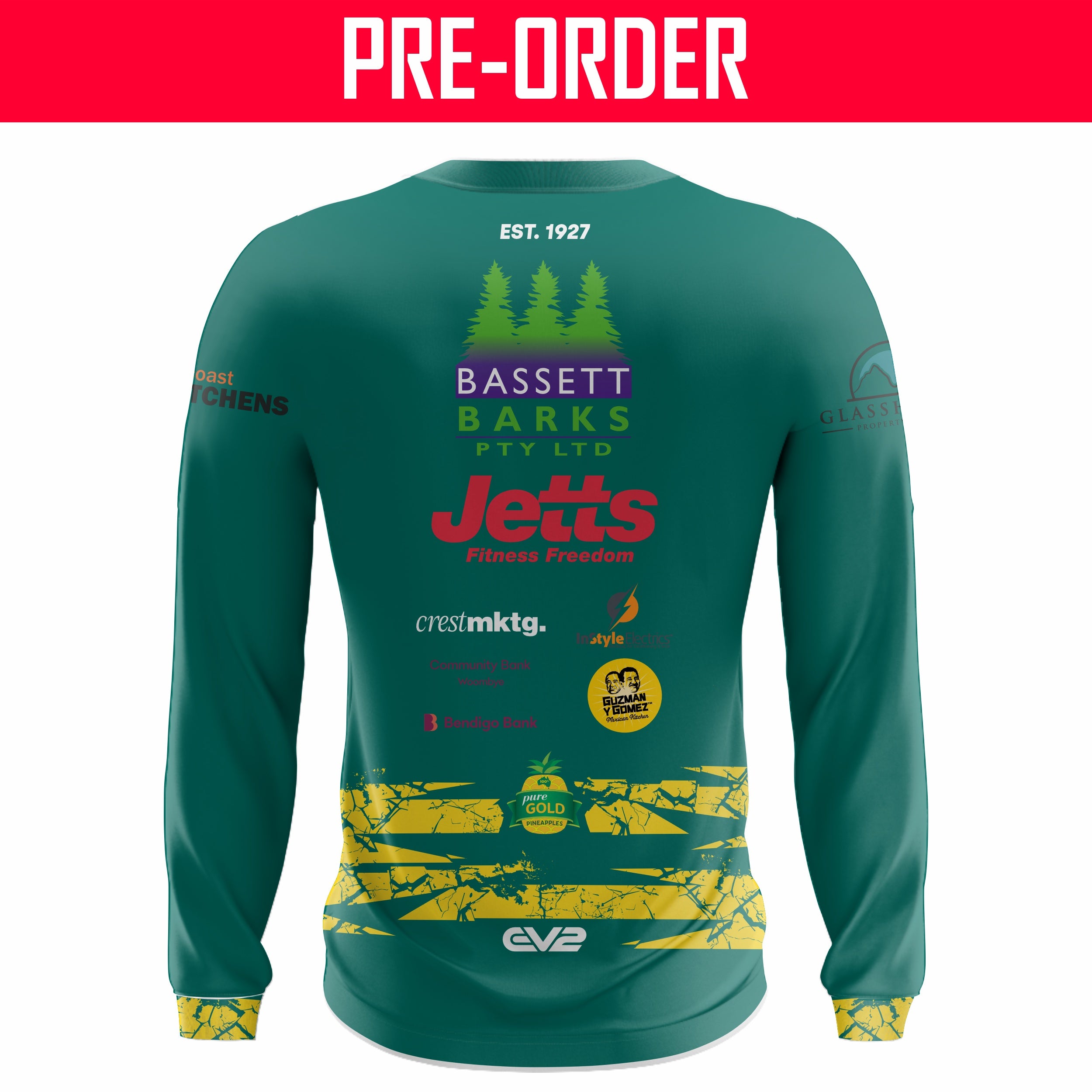 Glasshouse Districts Cricket Club - Training Shirt L/S