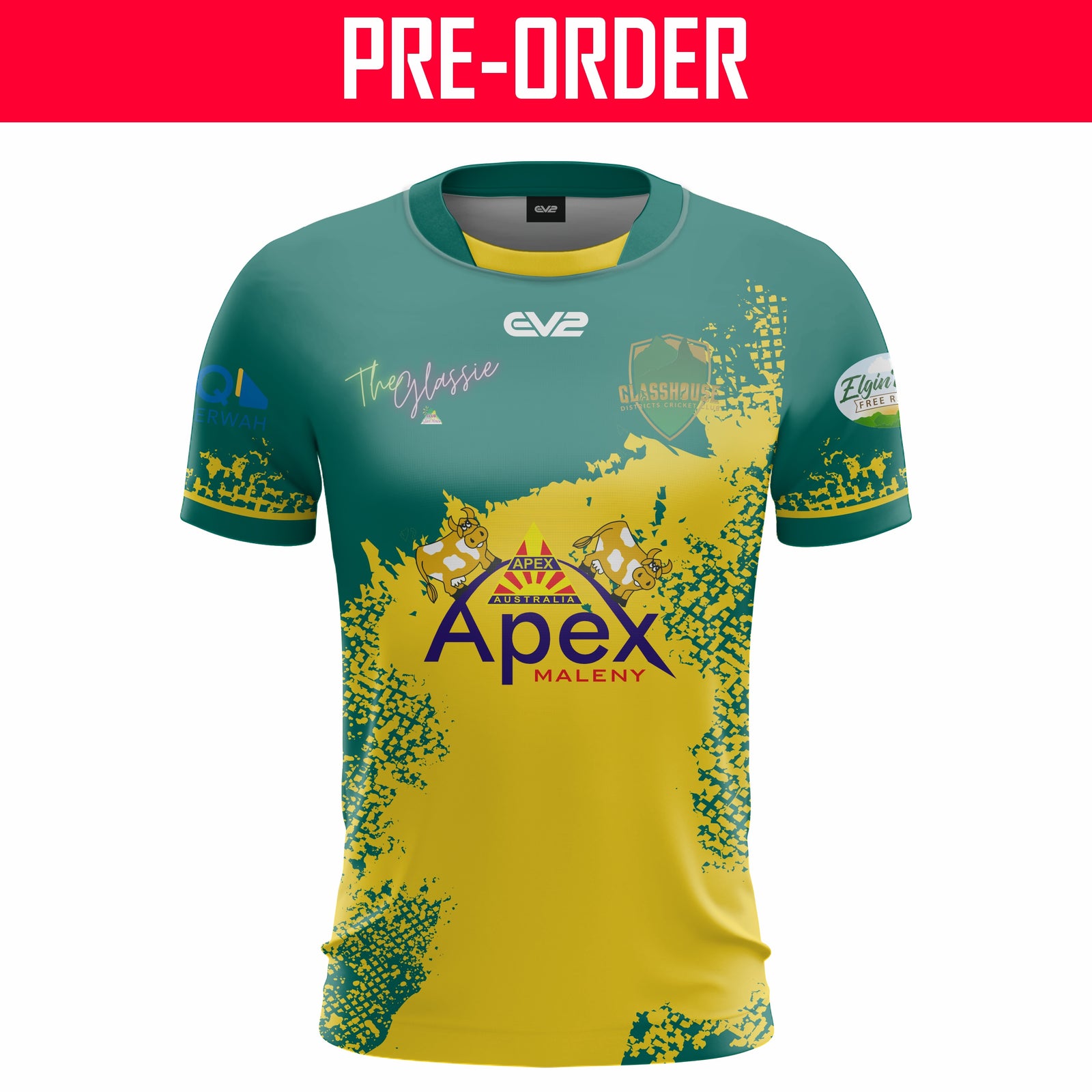 Glasshouse Districts Cricket Club - Training Shirt S/S