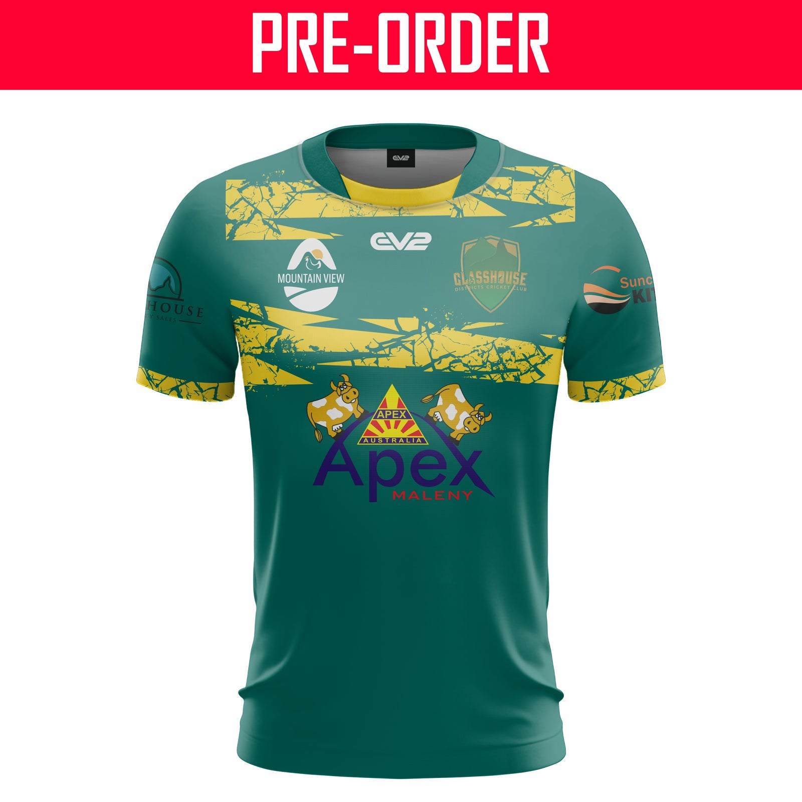 Glasshouse Districts Cricket Club - Training Shirt S/S