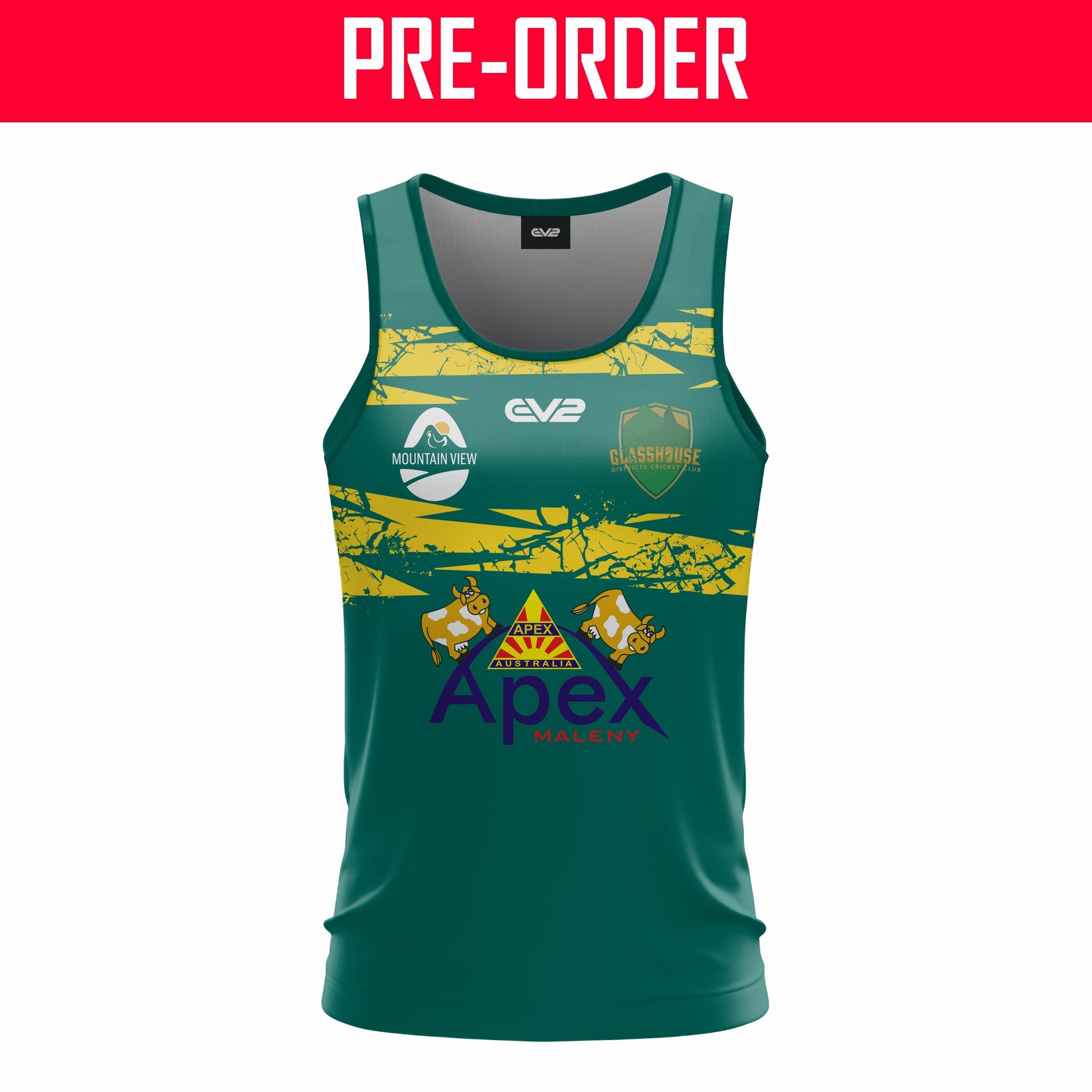 Glasshouse Districts Cricket Club - Training Singlet