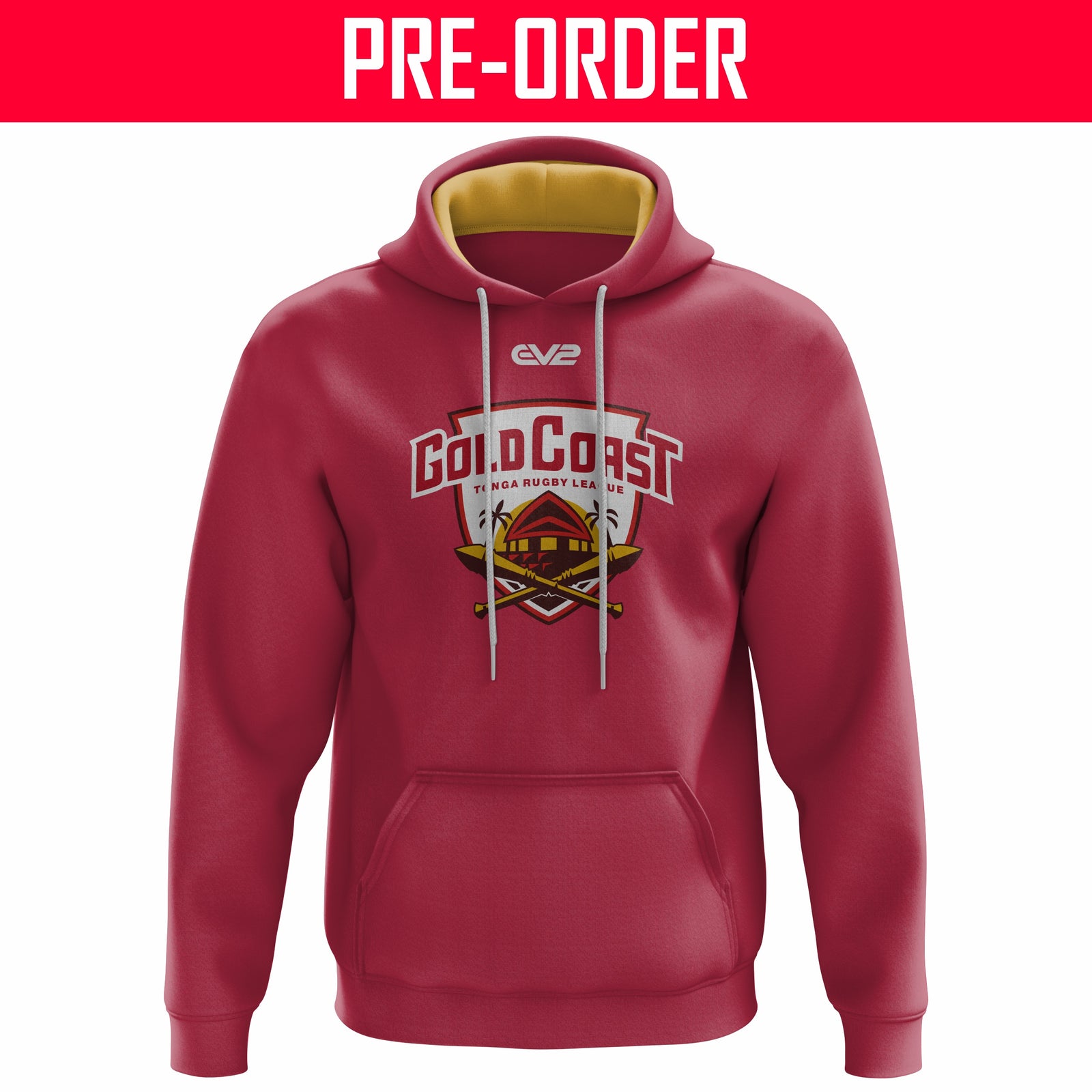 Gold Coast - Tonga RL - Traditional Hoodie