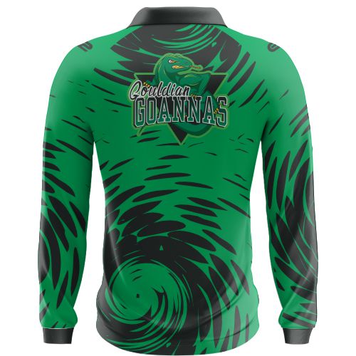 Thuringowa State High Schoo - Gouldian Goannas Long Sleeve Polo