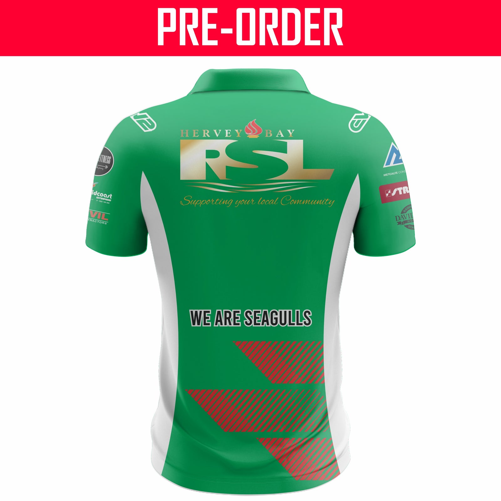 Hervey Bay Seagulls JRL - Seagulls Club Polo (ADULTS)