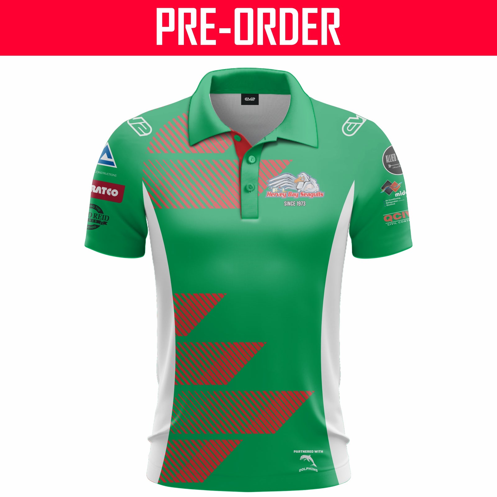 Hervey Bay Seagulls JRL - Seagulls Club Polo (ADULTS)