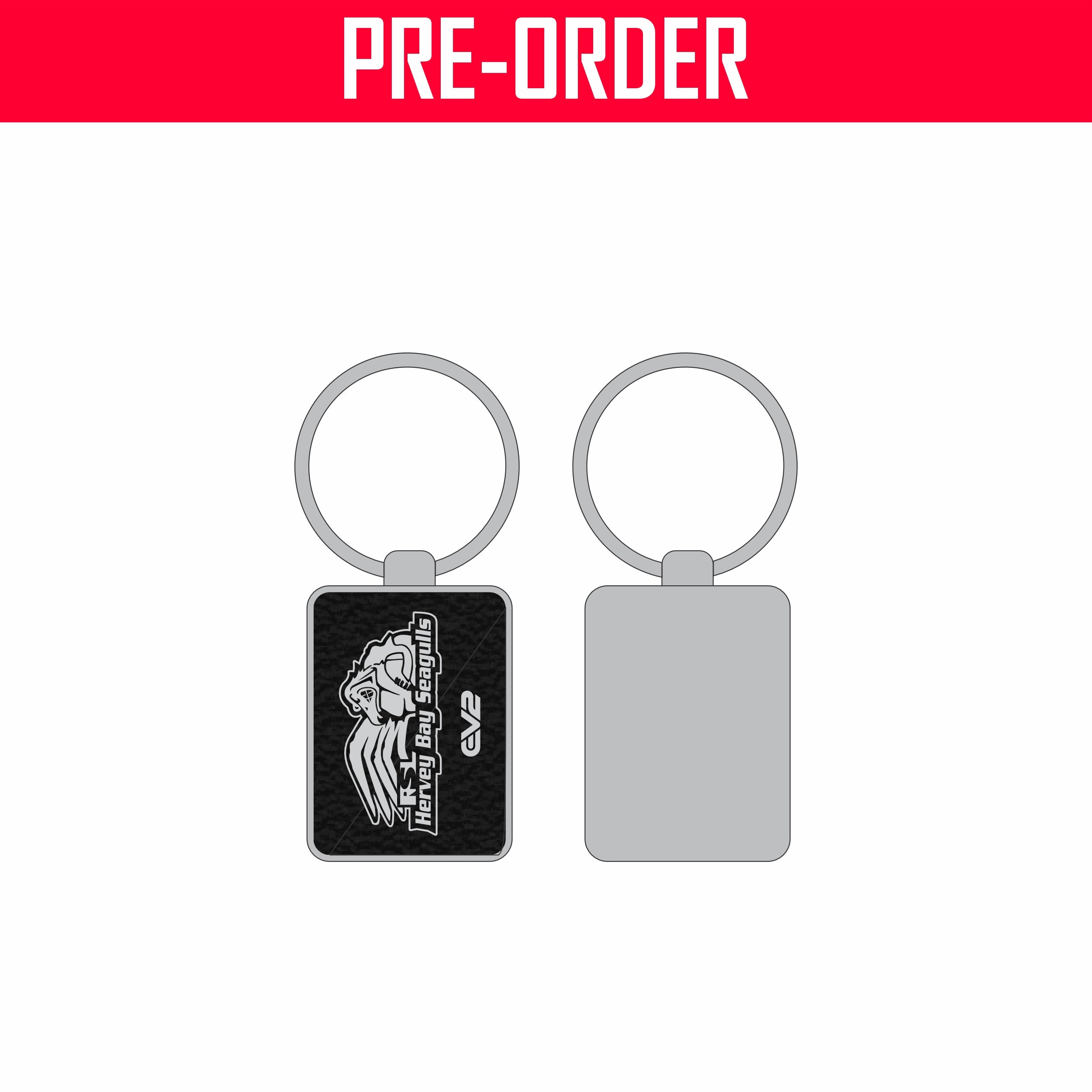 Hervey Bay Seagulls JRL - Key Ring