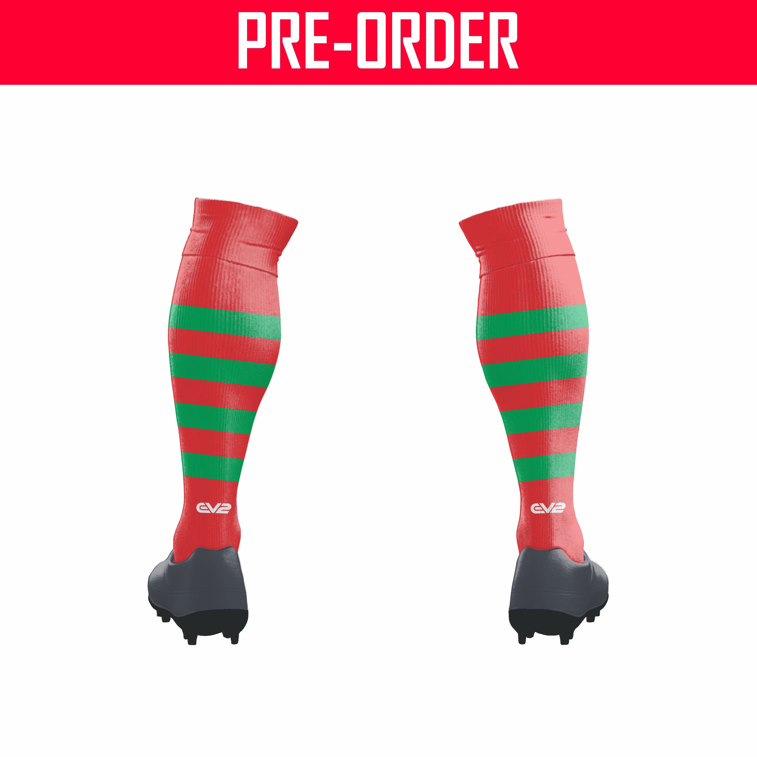 Hervey Bay Seagulls JRL - Seagulls Pro Football Knitted Grip Sock