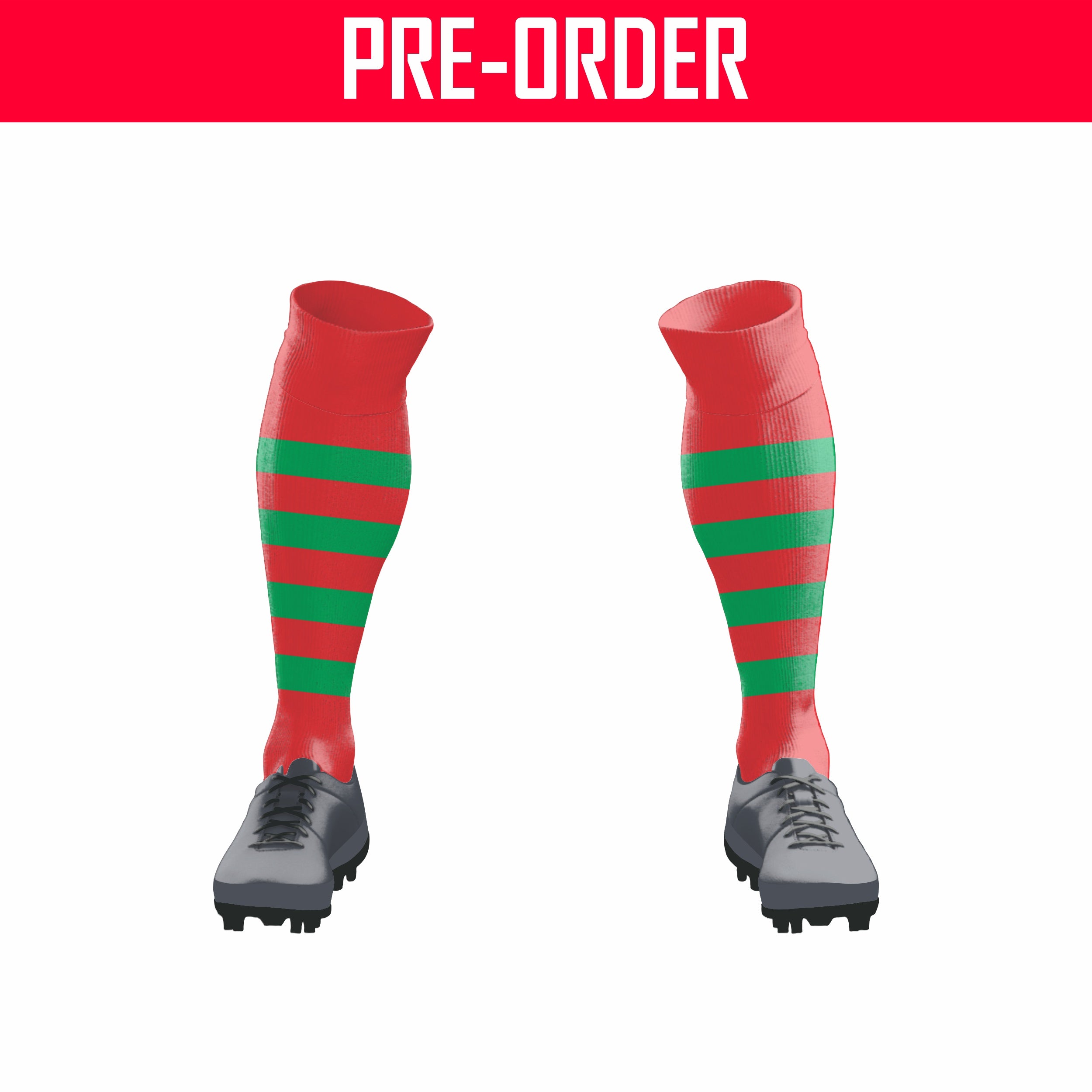 Hervey Bay Seagulls JRL - Seagulls Pro Football Knitted Grip Sock