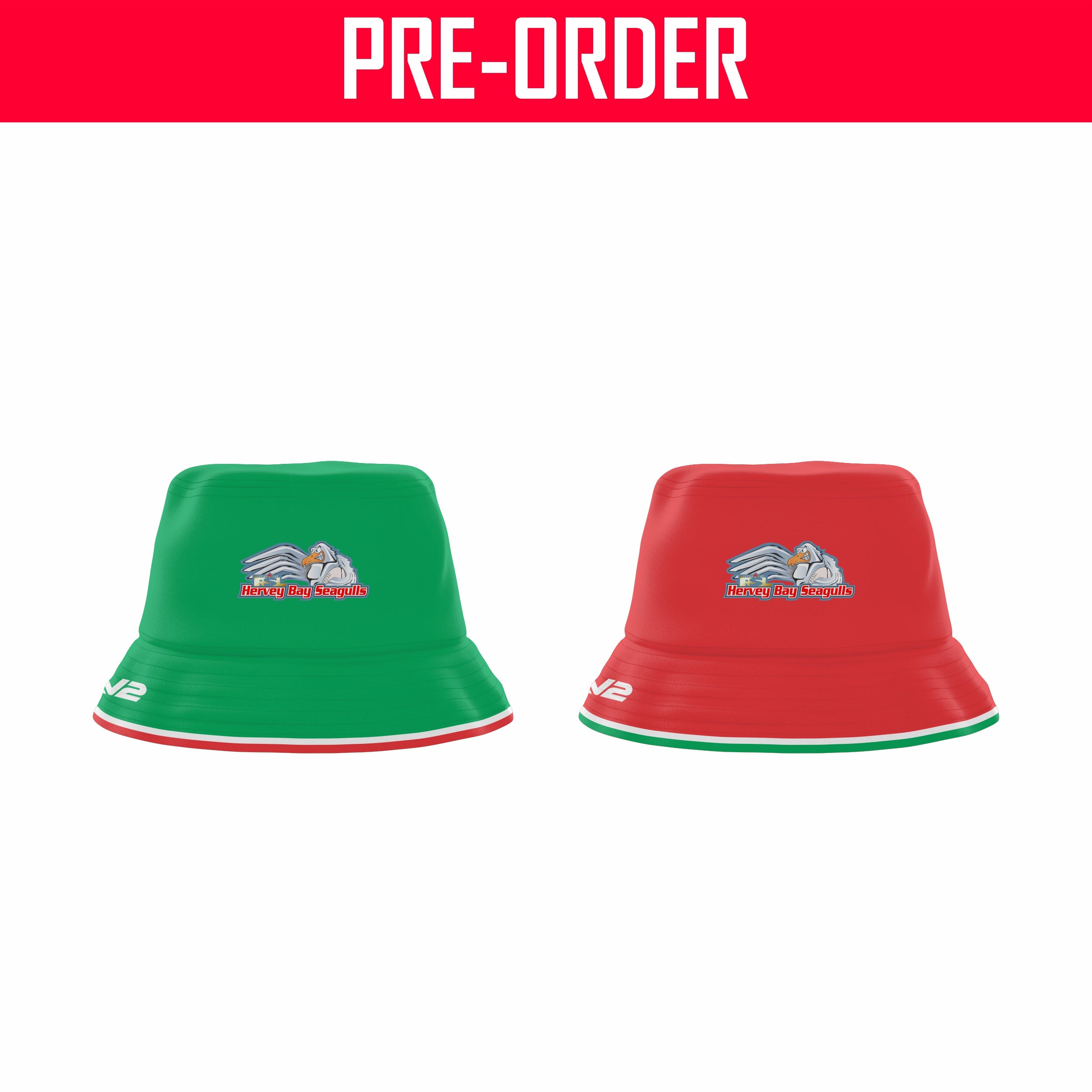 Hervey Bay Seagulls JRL - Seagulls Reversible Bucket Hat