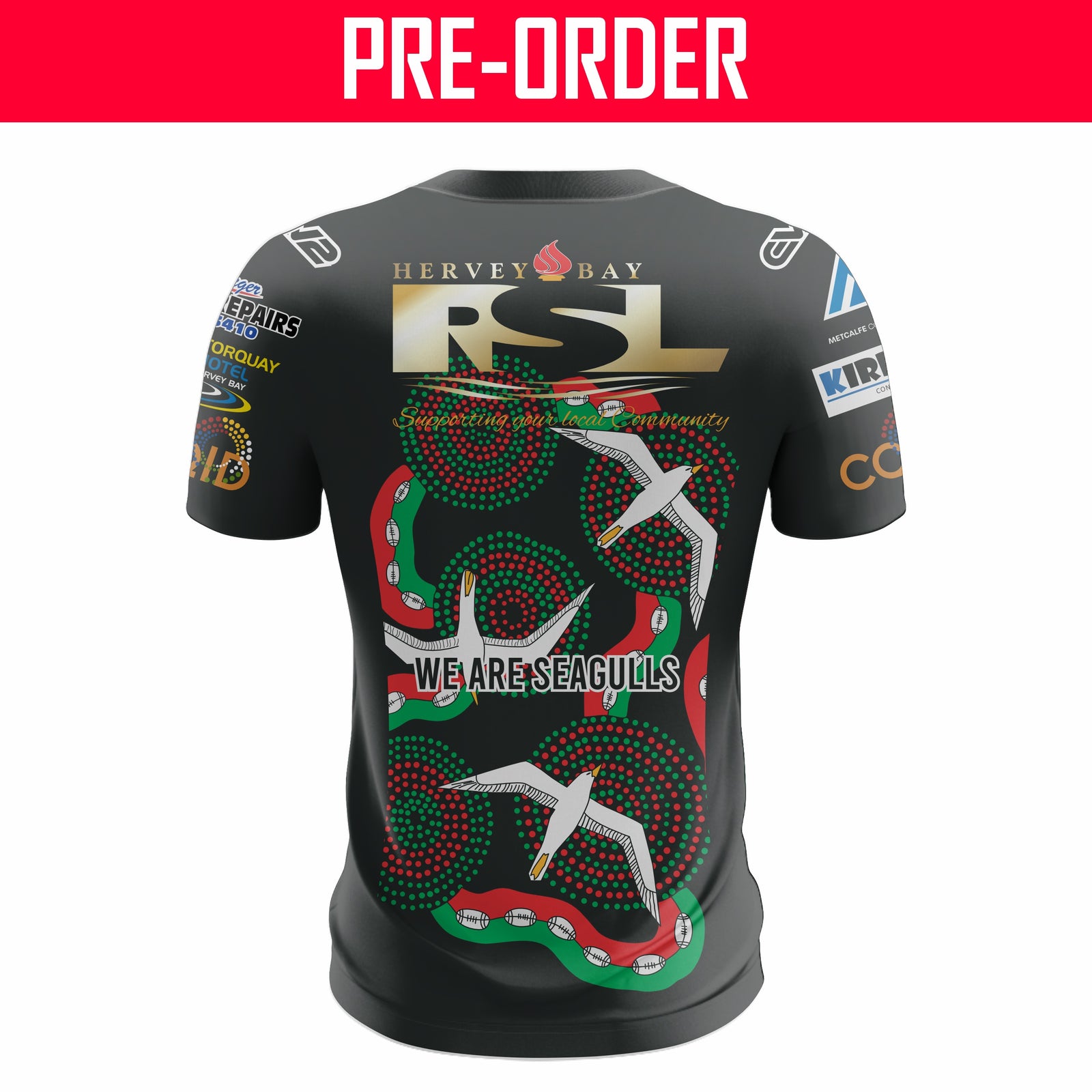 Hervey Bay Seagulls JRL - Indigenous Training Shirt