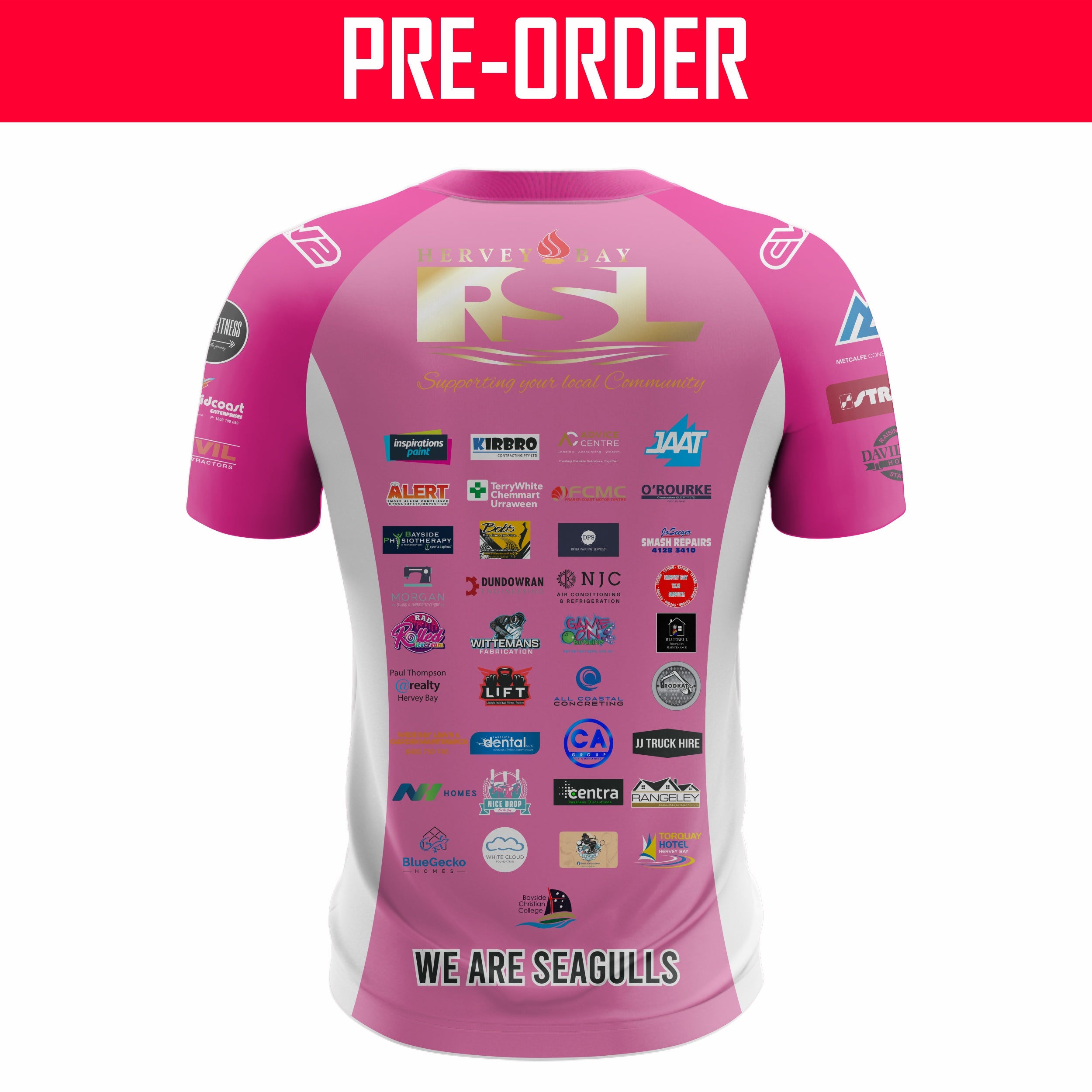 Hervey Bay Seagulls JRL - Seagals Training Shirt