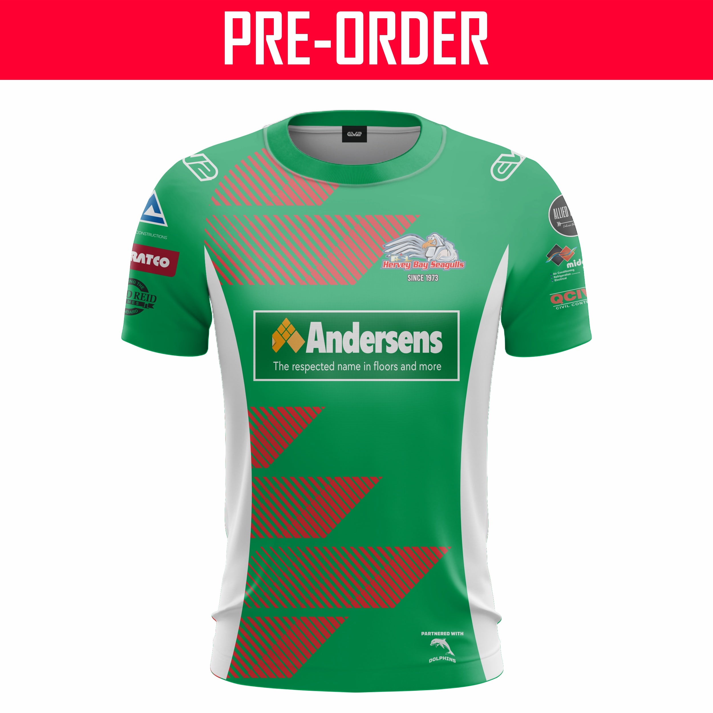 Hervey Bay Seagulls JRL - Seagulls Training Shirt