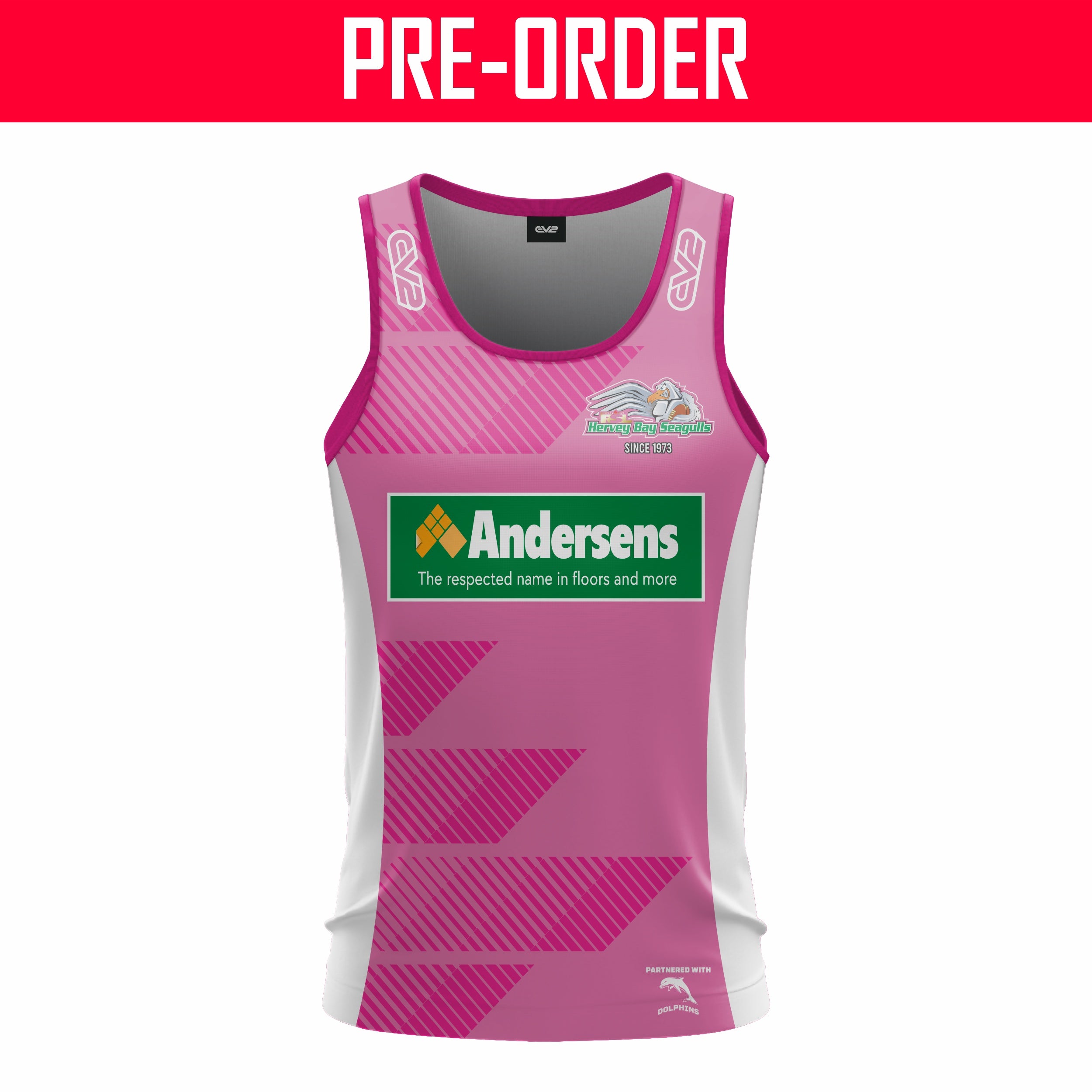 Hervey Bay Seagulls JRL - Seagals Training Singlet