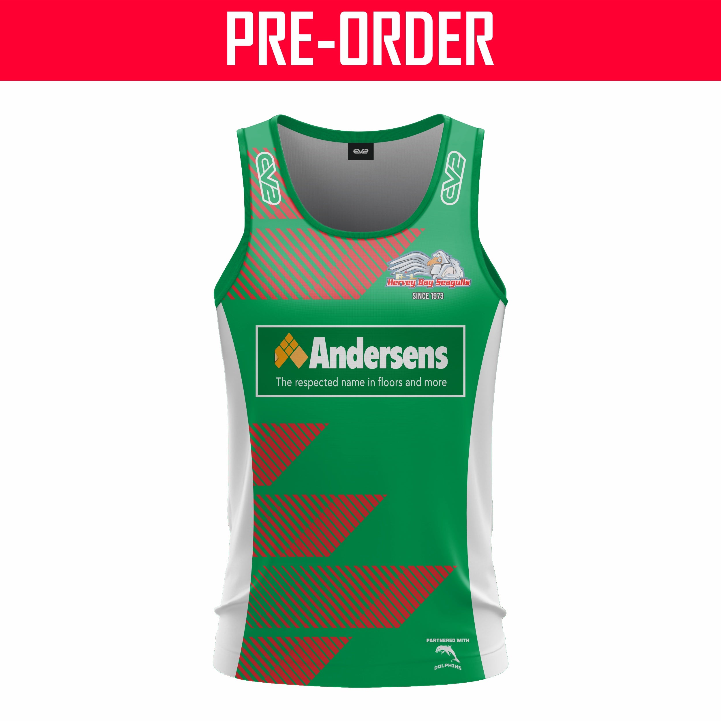 Hervey Bay Seagulls JRL - Seagulls Training Singlet