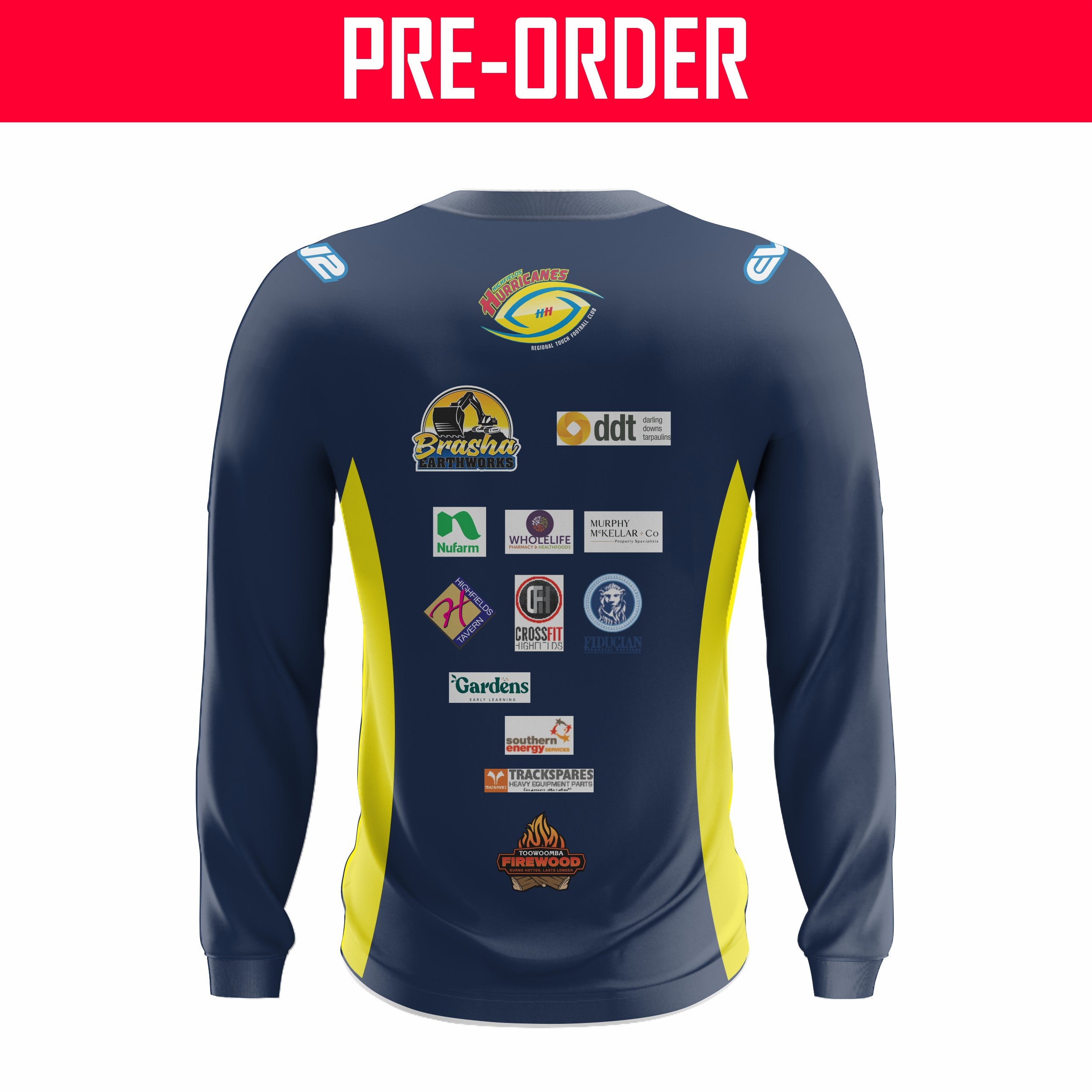 Highfields Hurricanes Touch FC - L/S Training Shirt