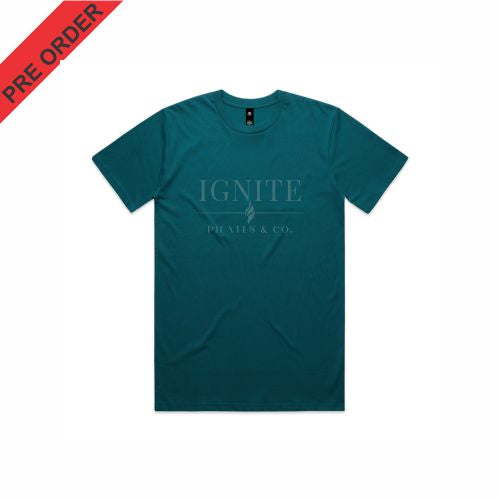 IGNITE PILATES & CO  - MAPLE TEE - 4001 - ATLANTIC
