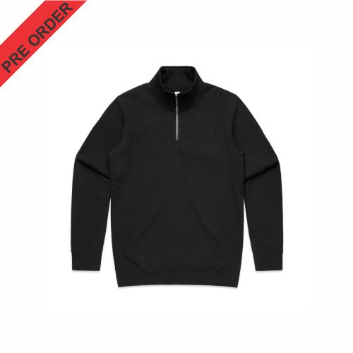 IGNITE PILATES & CO - UNISEX STENCIL 1/2 ZIP CREW - 5125 - BLACK