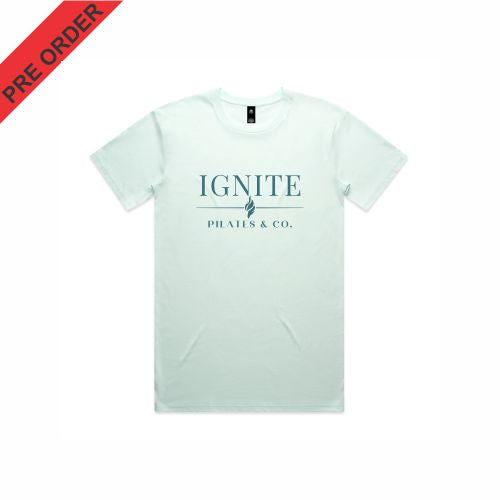 IGNITE PILATES & CO  - STAPLE TEE - 5001 - SEAFOAM