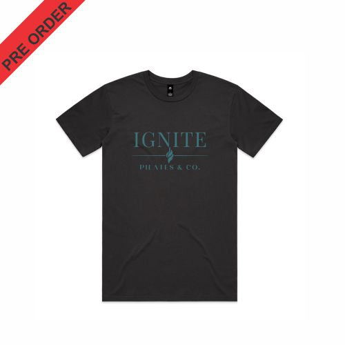 IGNITE PILATES & CO  - STAPLE TEE - 5001 - COAL