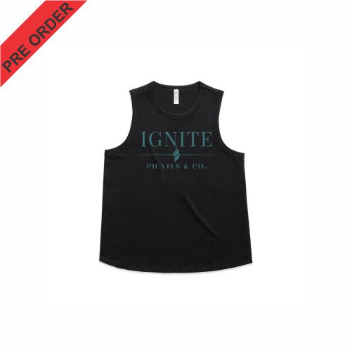 IGNITE PILATES & CO  - Wo's Martina Tank - Black 4090