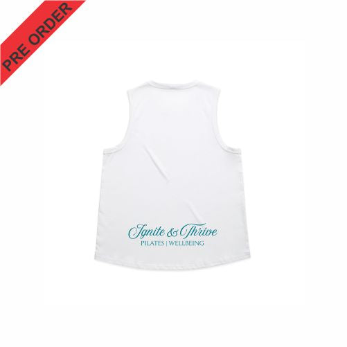 IGNITE PILATES & CO  - Wo's Martina Tank - White 4090