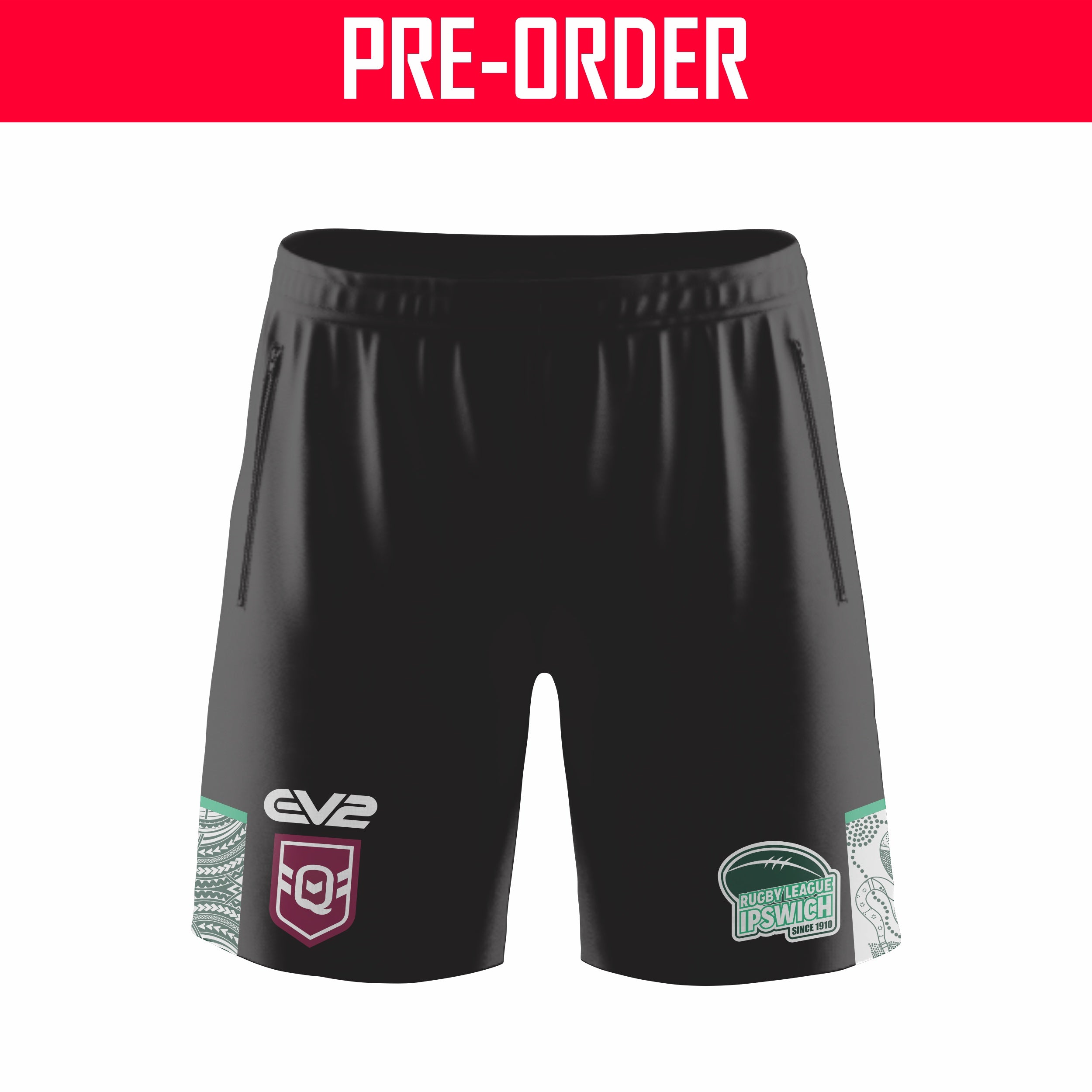 Ipswich Rugby League - Club Name - Training Short